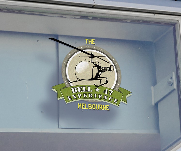 Bell 47 Helicopter - Logo Design 7