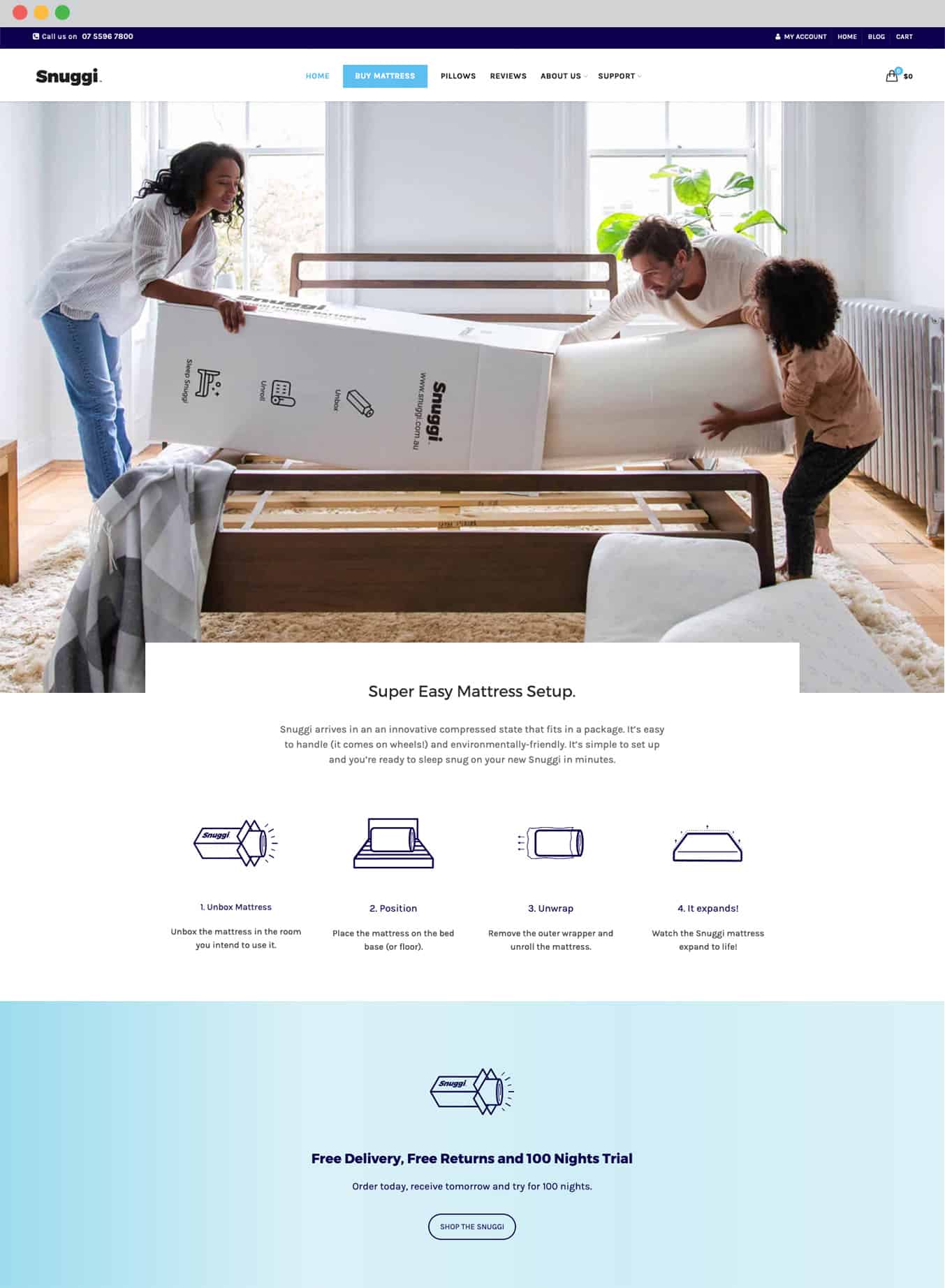 Snuggi Website Design 5
